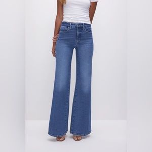 Good American Good Waist Palazzo Jeans